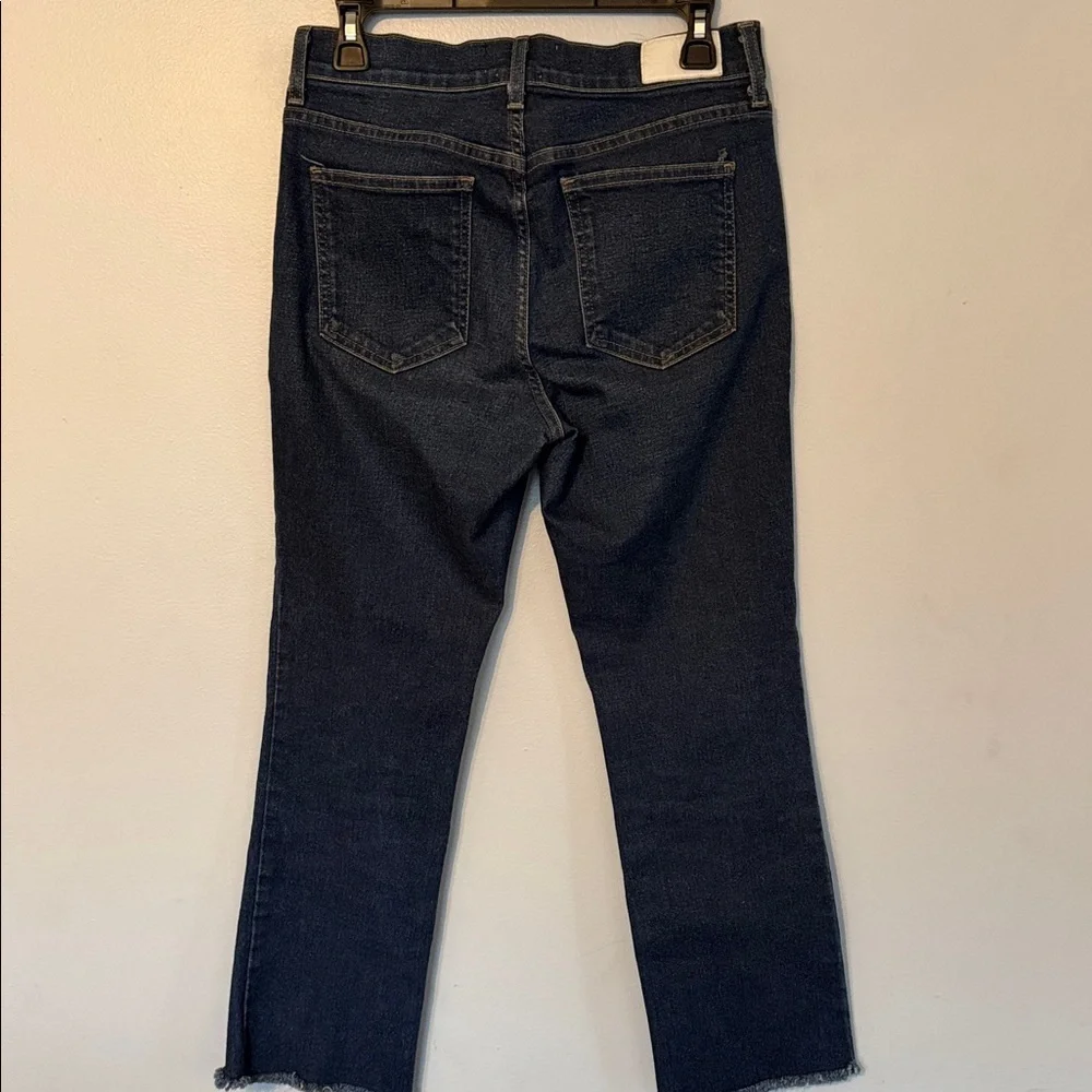Pistola Dark Wash High Rise Cropped Straight Leg Jeans - Picture 6 of 7